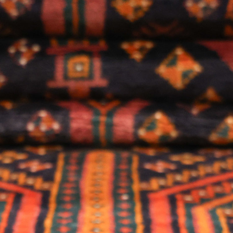 Loper Baluch tapijt - 249 x 113 cm - donkerblauw