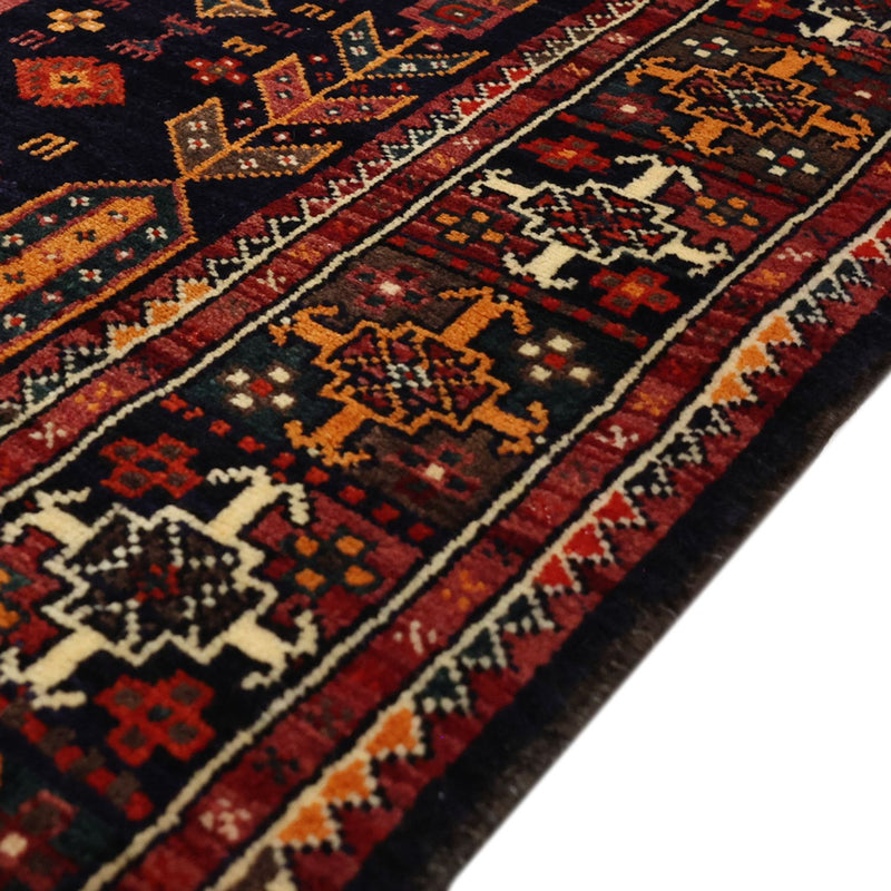 Loper Baluch tapijt - 251 x 128 cm - donkerrood