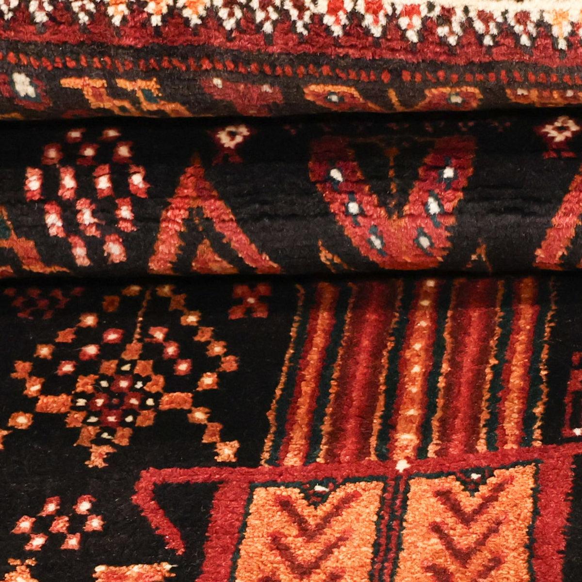 Baluch tapijt - 219 x 119 cm - donkerrood