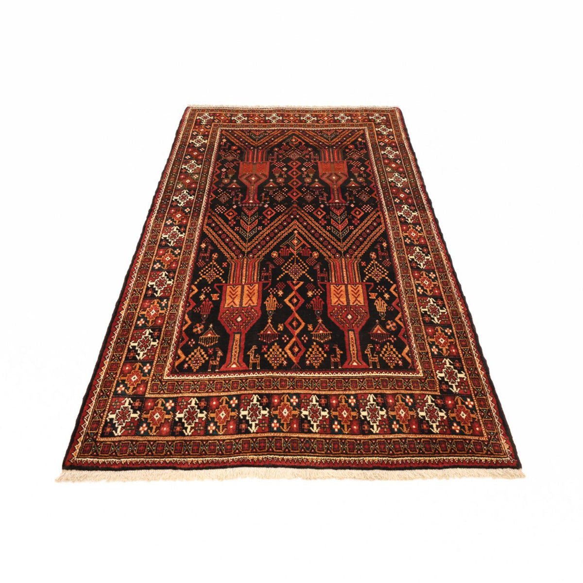 Baluch tapijt - 219 x 119 cm - donkerrood