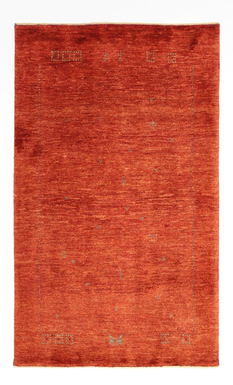 Gabbeh Tapijt - Kashkuli Perzisch - 127 x 78 cm - oranje