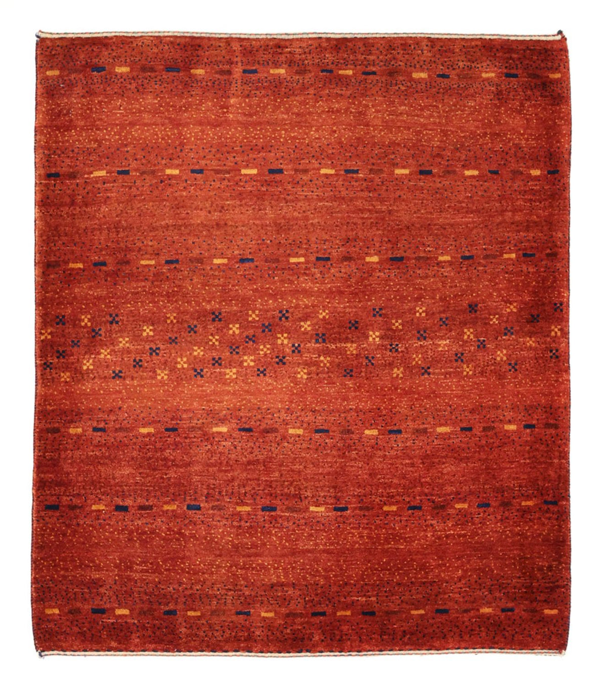 Gabbeh Tapijt - Kashkuli Perzisch vierkant  - 111 x 101 cm - donkerrood