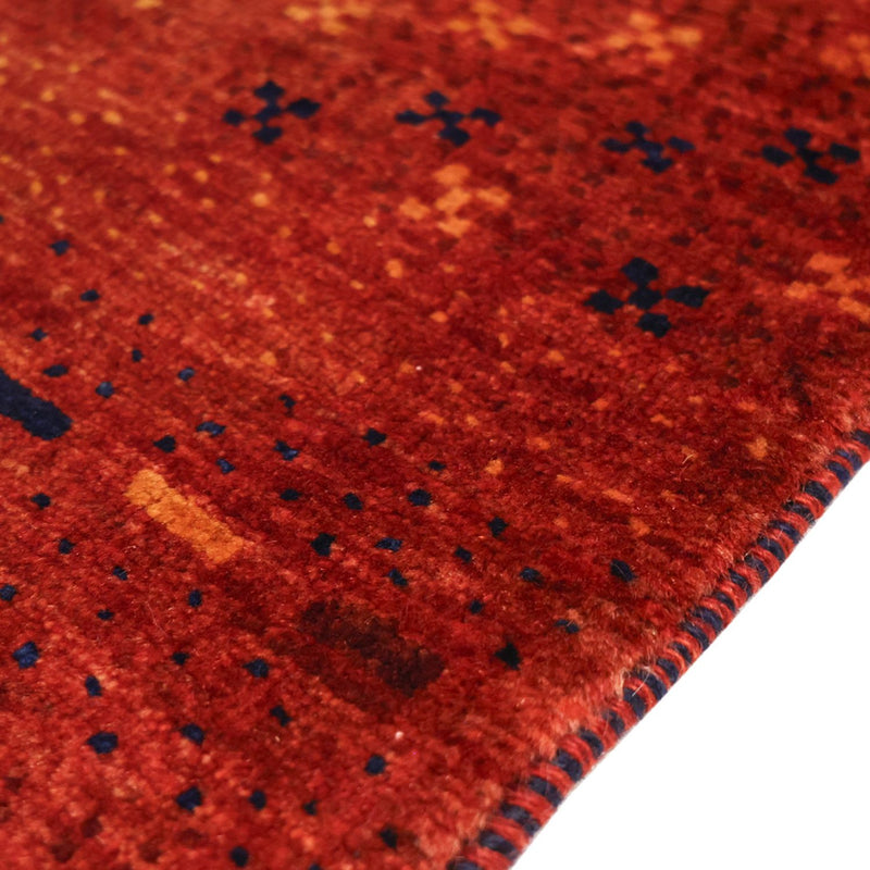 Gabbeh Tapijt - Kashkuli Perzisch vierkant  - 111 x 101 cm - donkerrood