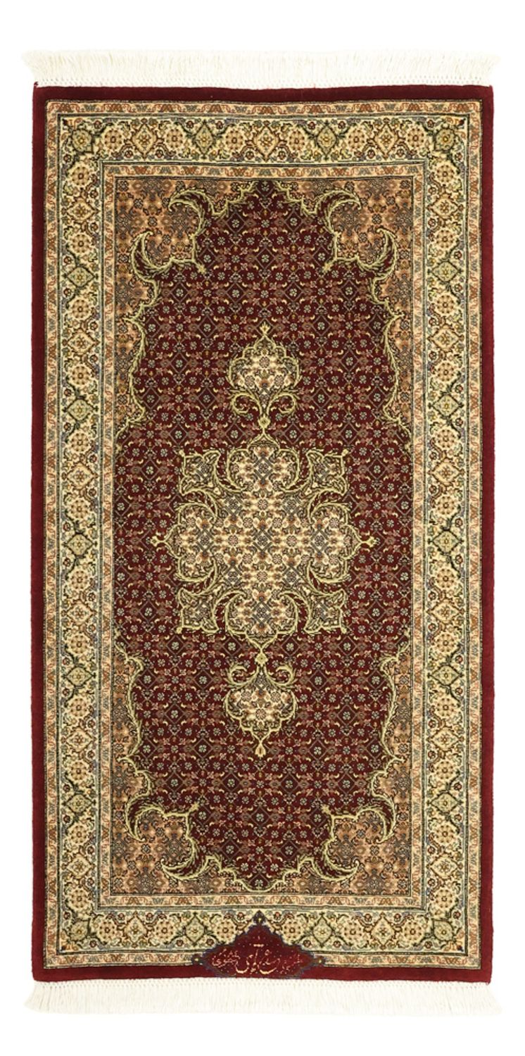 Perzisch tapijt - Tabriz - Royal - Koninklijke - 111 x 57 cm - donker beige