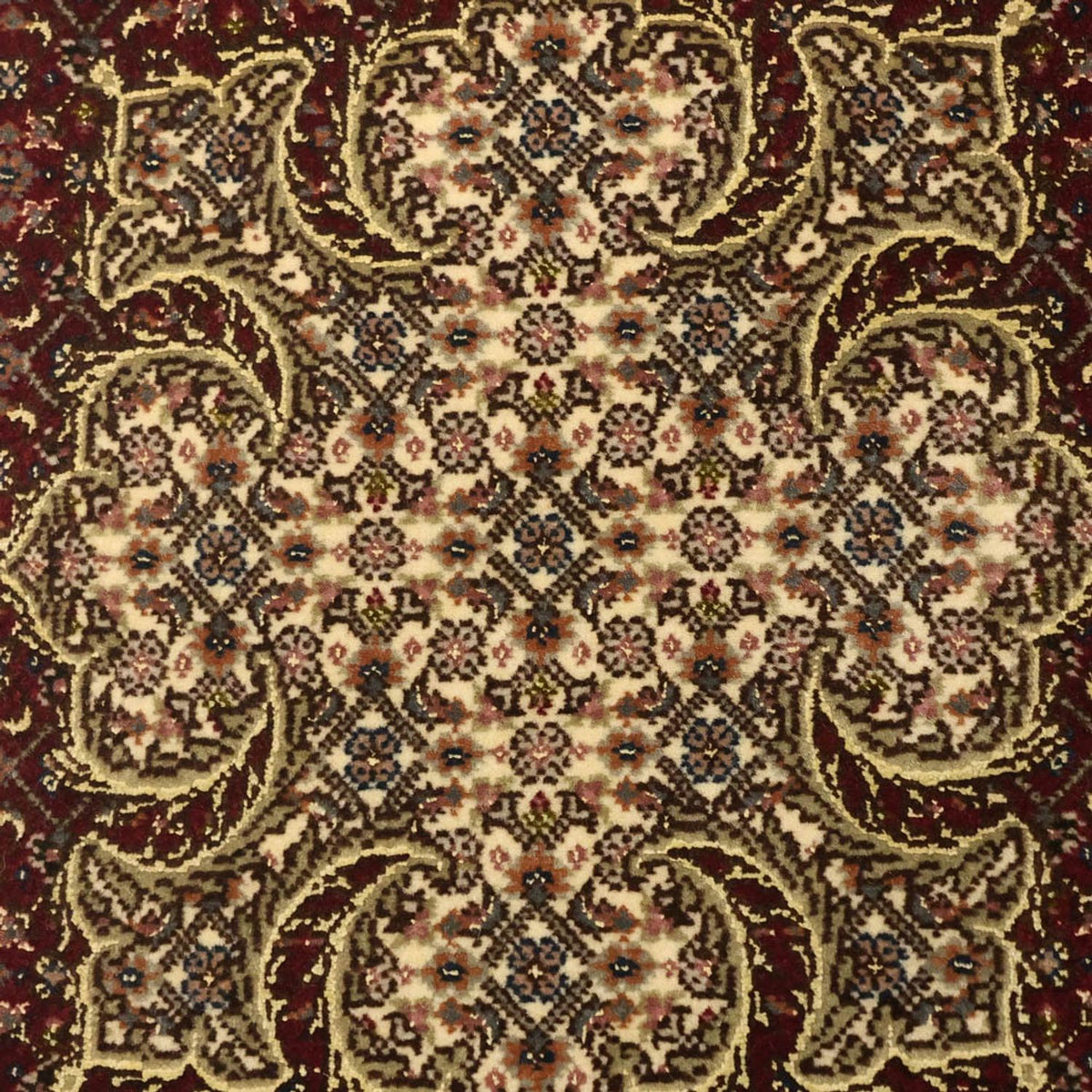 Perzisch tapijt - Tabriz - Royal - Koninklijke - 111 x 57 cm - donker beige