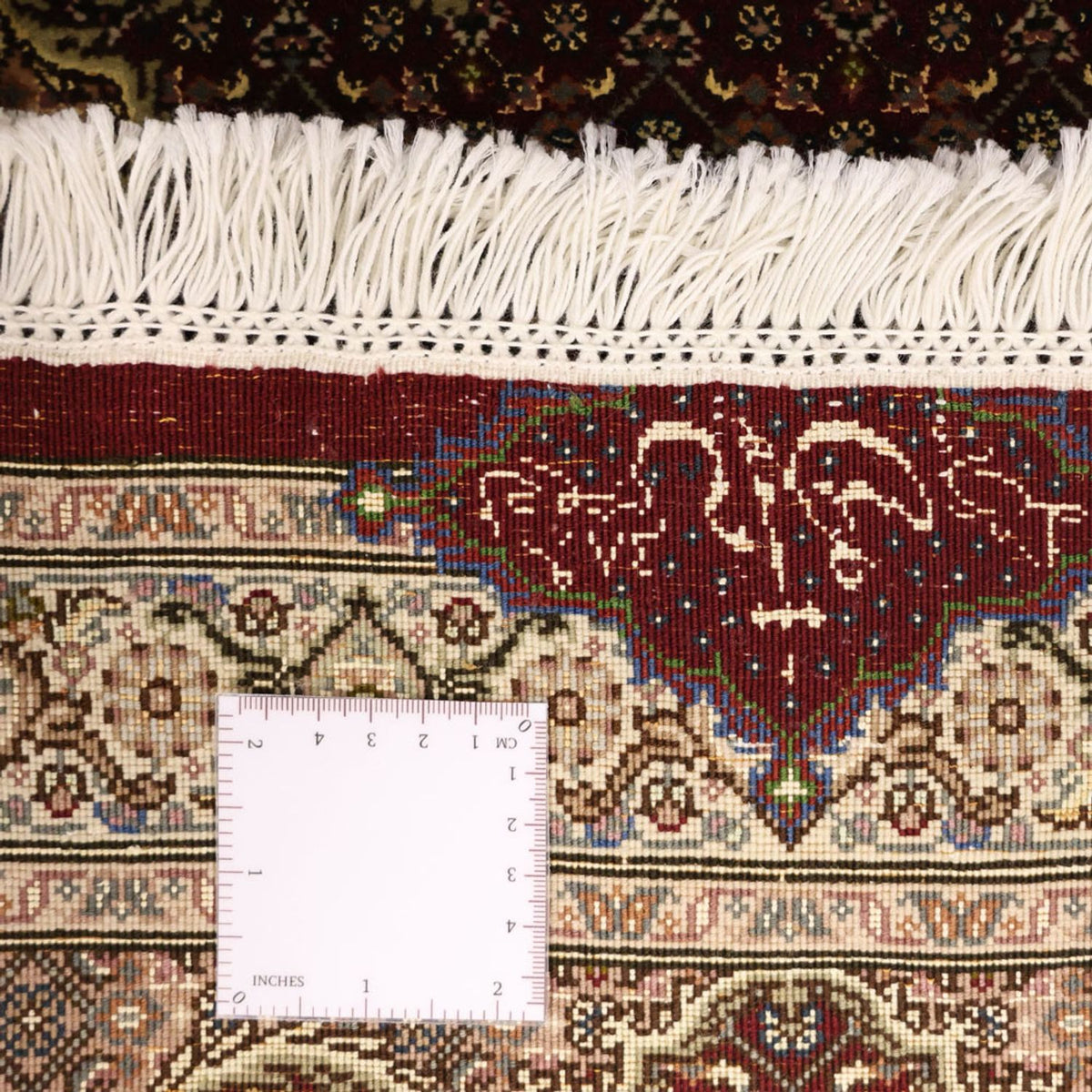 Perzisch tapijt - Tabriz - Royal - Koninklijke - 111 x 57 cm - donker beige