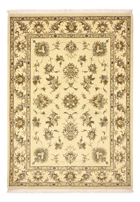 Perzisch tapijt - Tabriz - Koninklijke - 203 x 145 cm - beige