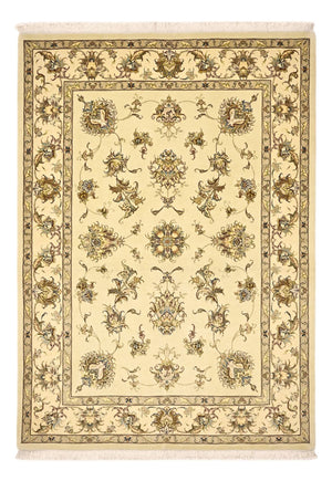Perzisch tapijt - Tabriz - Koninklijke - 203 x 145 cm - beige