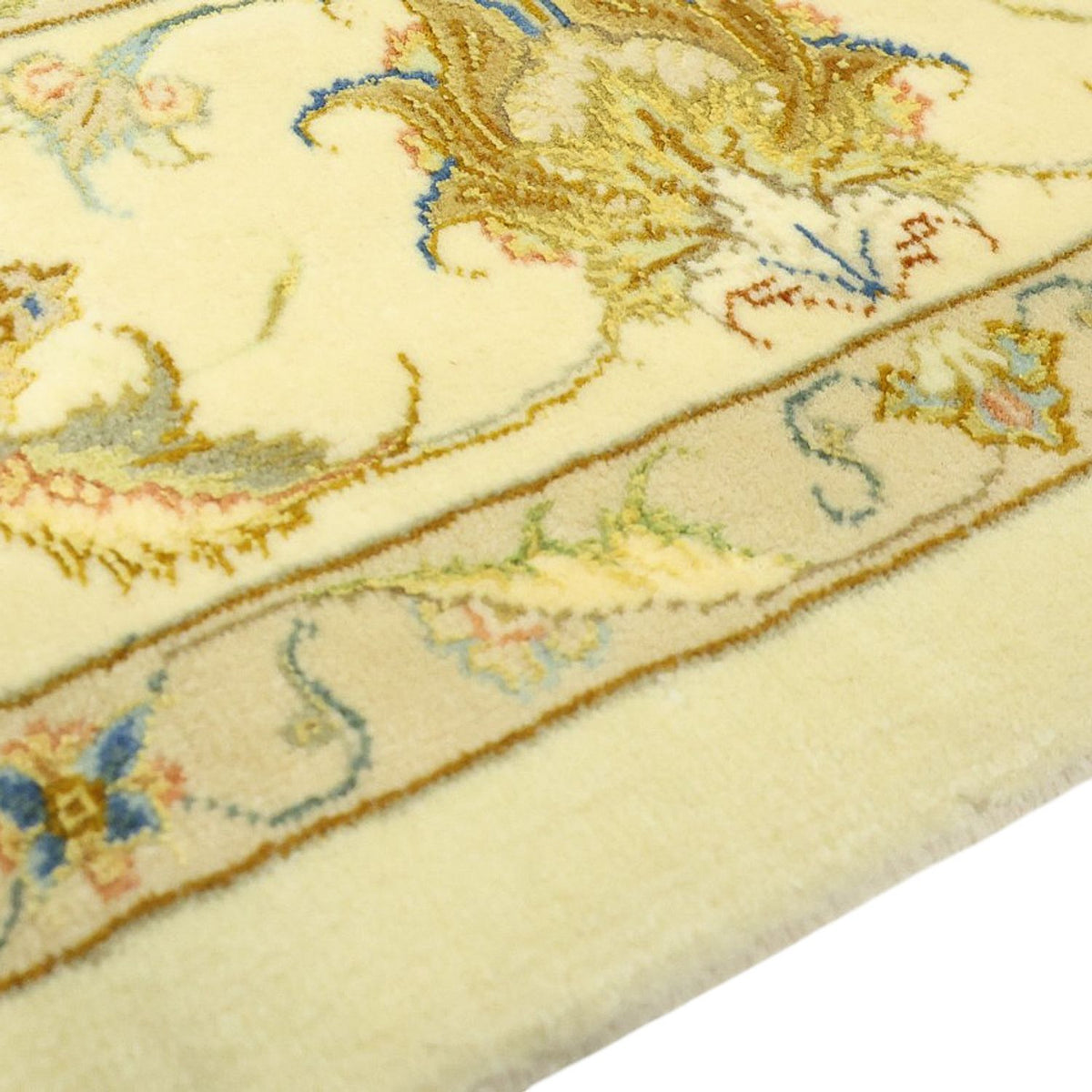 Perzisch tapijt - Tabriz - Koninklijke - 203 x 145 cm - beige
