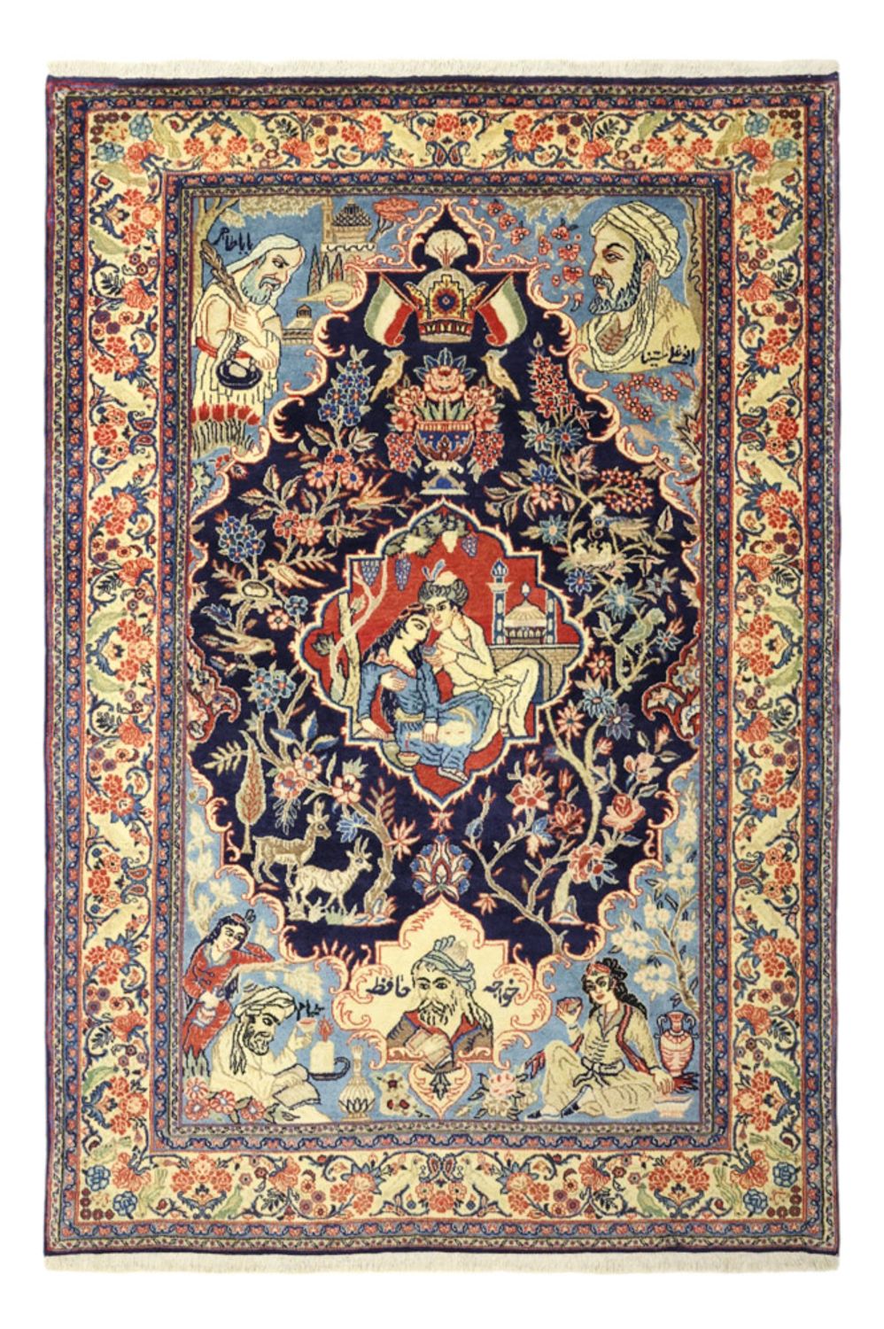 Perzisch tapijt - Tabriz - 197 x 136 cm - veelkleurig
