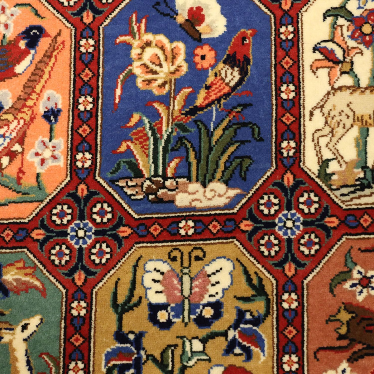 Perzisch tapijt - Ghom - Koninklijk - 114 x 56 cm - veelkleurig