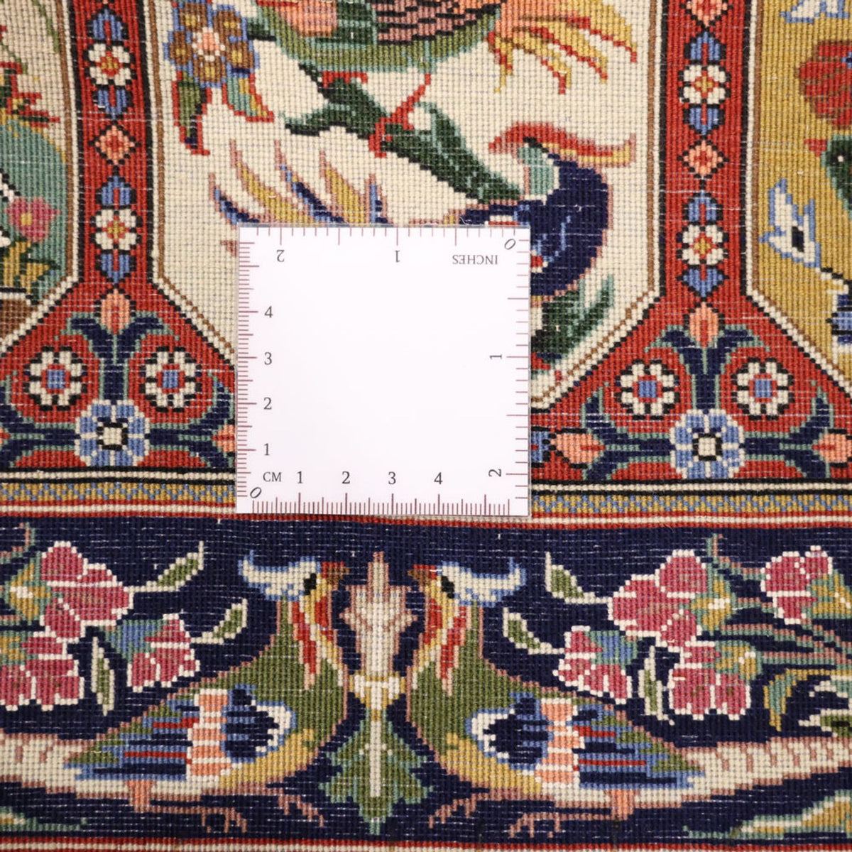 Perzisch tapijt - Ghom - Koninklijk - 114 x 56 cm - veelkleurig