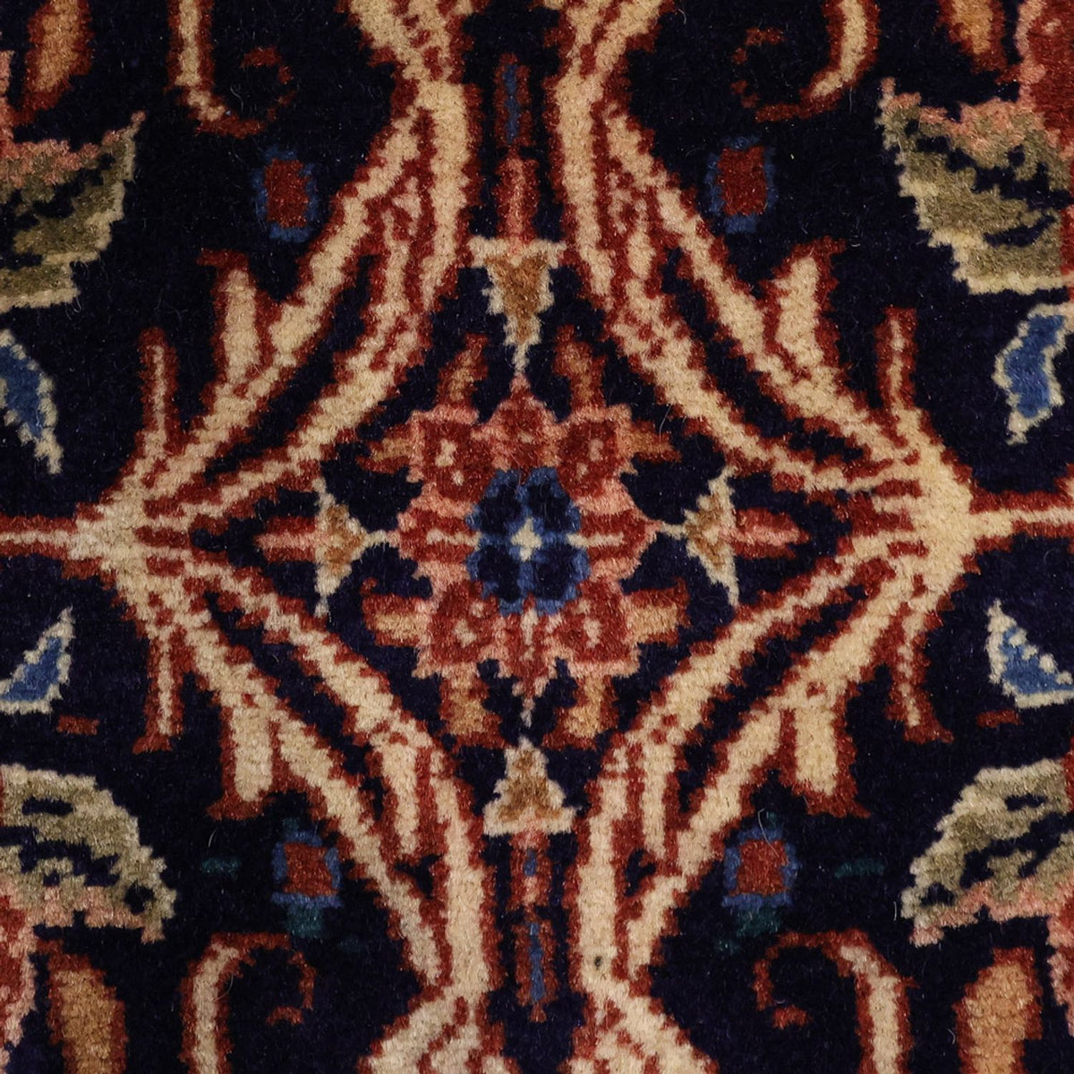 Perzisch tapijt - Bijar - Koninklijke - 161 x 113 cm - donkerblauw