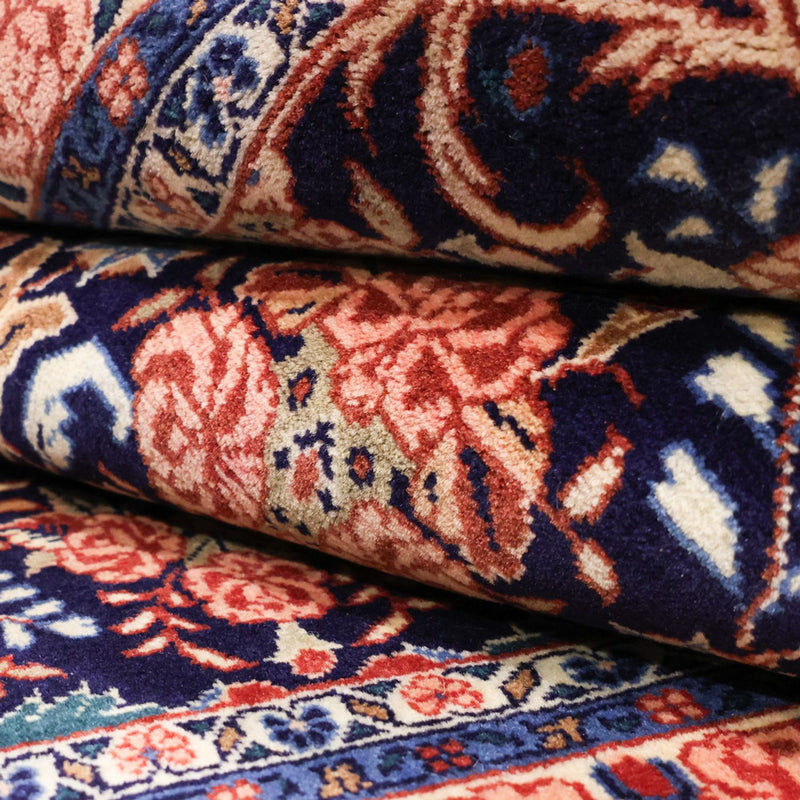 Perzisch tapijt - Bijar - Koninklijke - 161 x 113 cm - donkerblauw