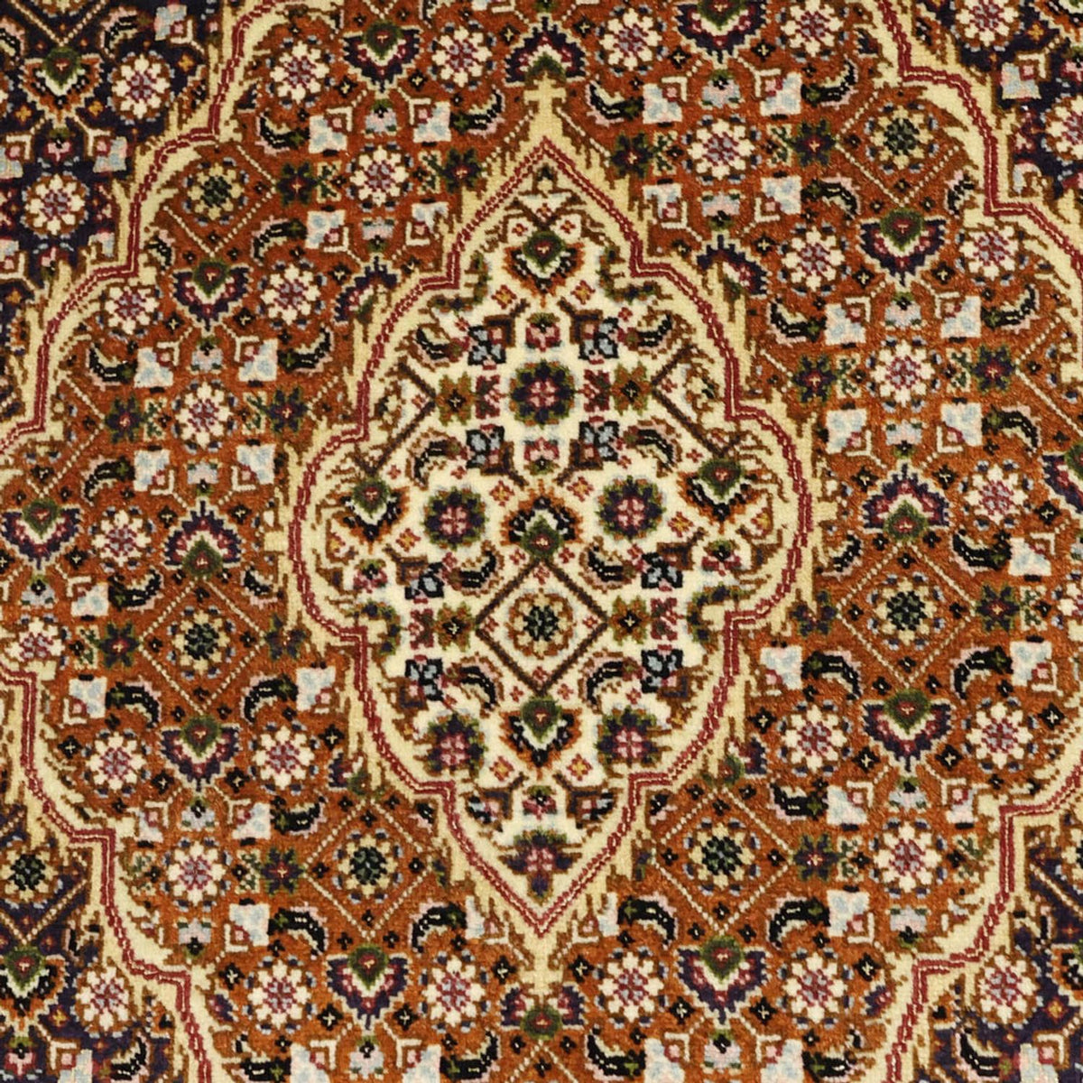Perzisch tapijt - Tabriz - Royal - 152 x 104 cm - donker beige