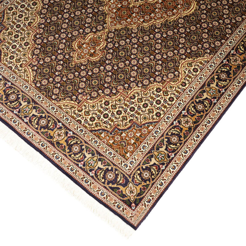 Perzisch tapijt - Tabriz - Royal - 152 x 104 cm - donker beige