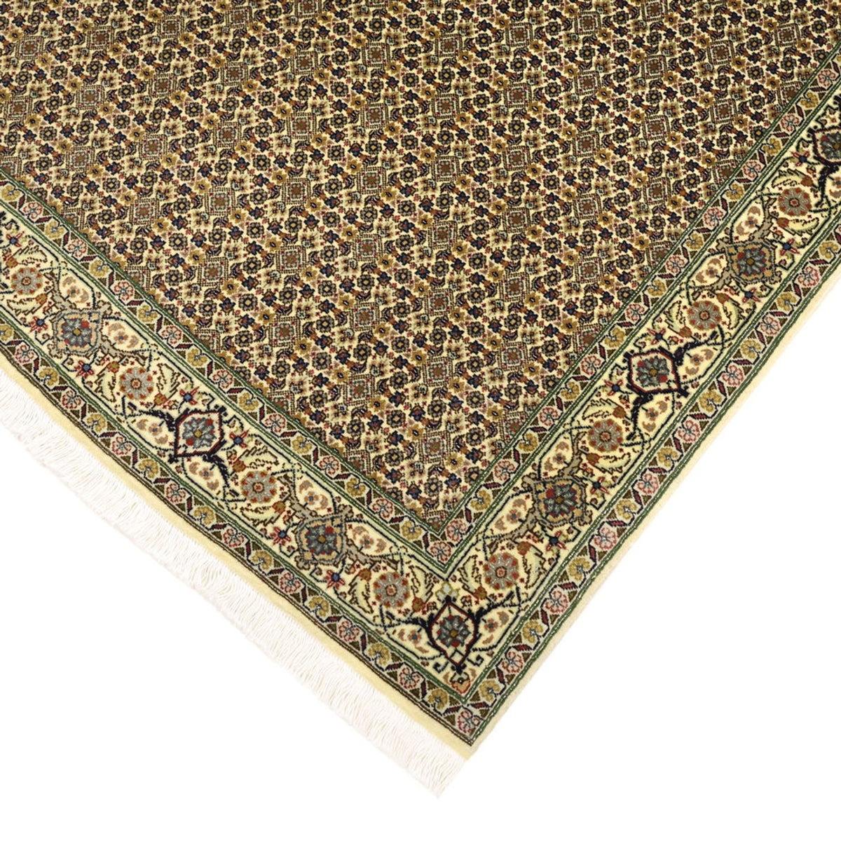 Perzisch tapijt - Tabriz - Royal - 147 x 101 cm - zand