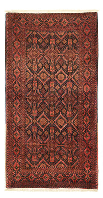 Loper Baluch tapijt - 205 x 105 cm - donkerrood