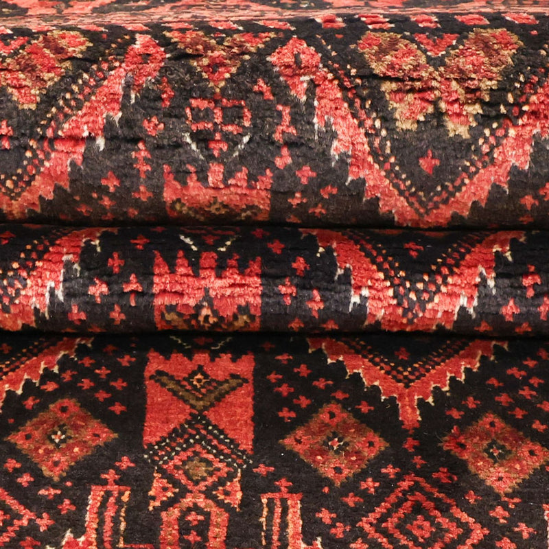Loper Baluch tapijt - 205 x 105 cm - donkerrood