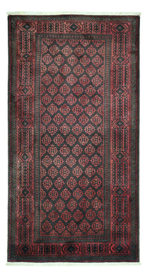 Loper Baluch tapijt - 207 x 111 cm - donkerblauw