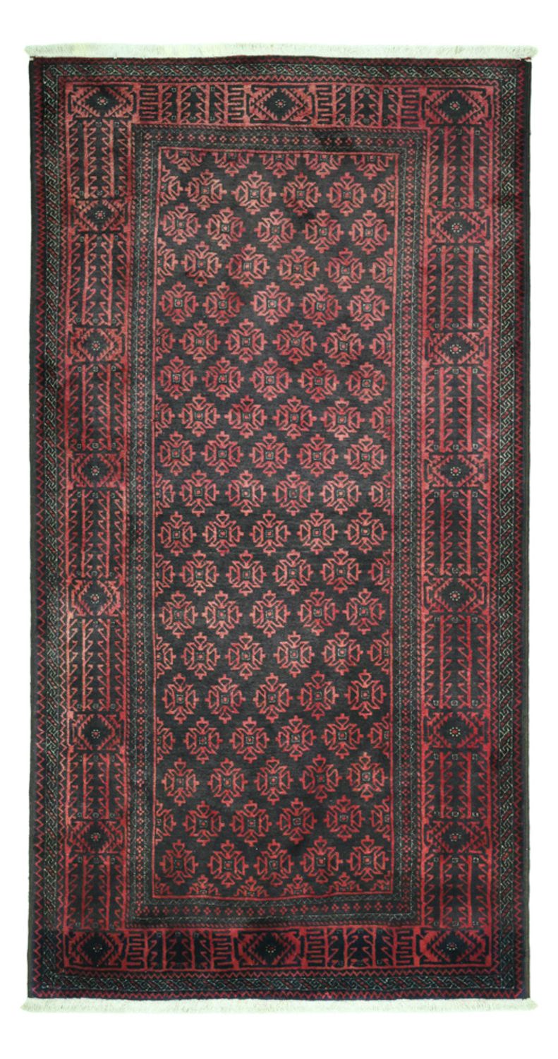 Loper Baluch tapijt - 207 x 111 cm - donkerblauw