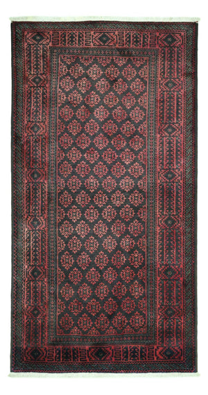 Loper Baluch tapijt - 207 x 111 cm - donkerblauw
