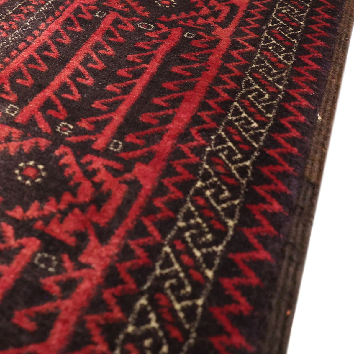 Loper Baluch tapijt - 207 x 111 cm - donkerblauw