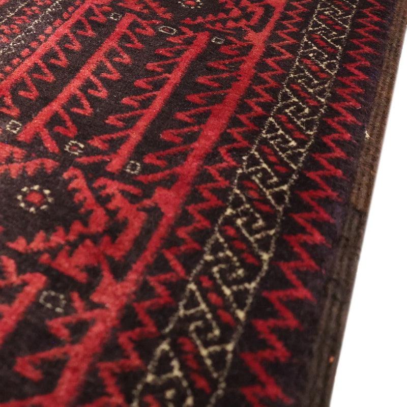 Loper Baluch tapijt - 207 x 111 cm - donkerblauw