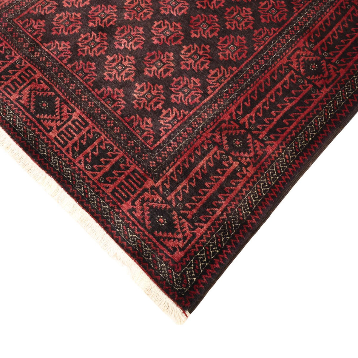 Loper Baluch tapijt - 207 x 111 cm - donkerblauw