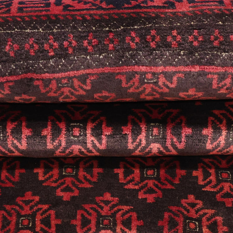 Loper Baluch tapijt - 207 x 111 cm - donkerblauw