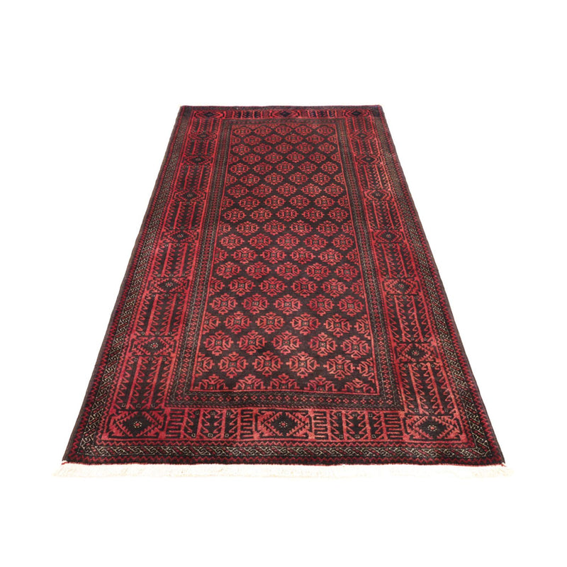 Loper Baluch tapijt - 207 x 111 cm - donkerblauw