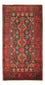 Loper Baluch tapijt - 210 x 105 cm - donkerrood