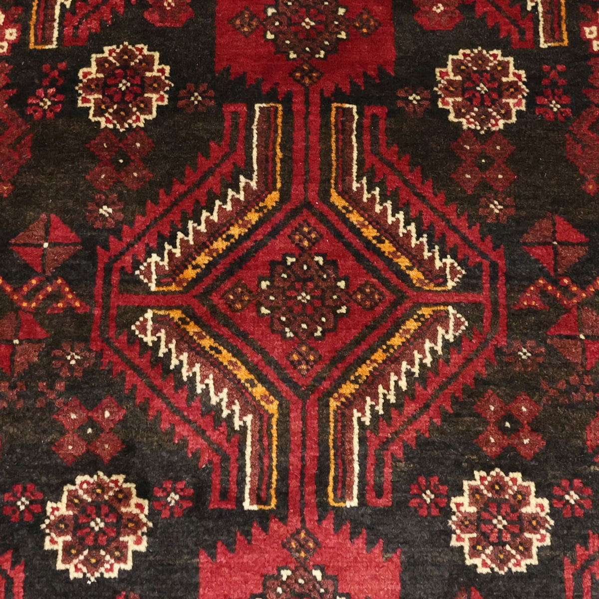 Loper Baluch tapijt - 210 x 105 cm - donkerrood