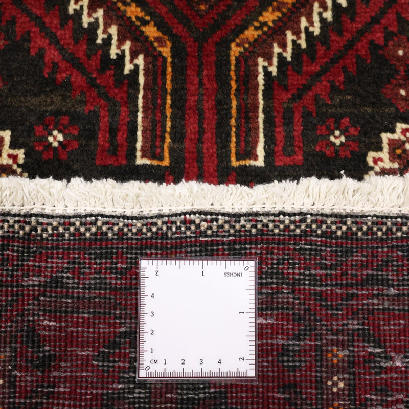 Loper Baluch tapijt - 210 x 105 cm - donkerrood