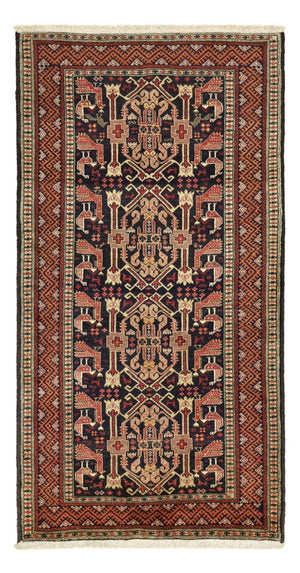 Loper Baluch tapijt - 193 x 100 cm - terracotta