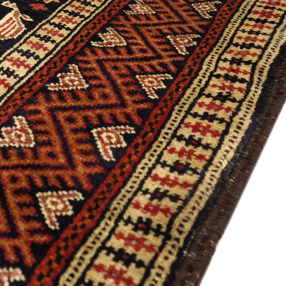 Loper Baluch tapijt - 193 x 100 cm - terracotta