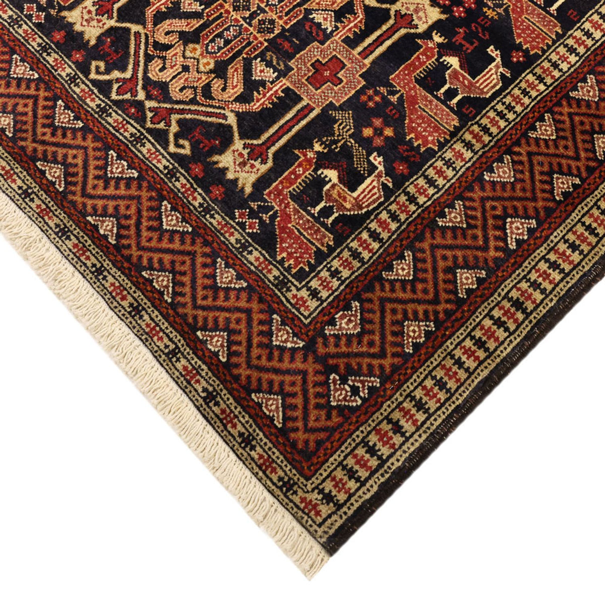 Loper Baluch tapijt - 193 x 100 cm - terracotta