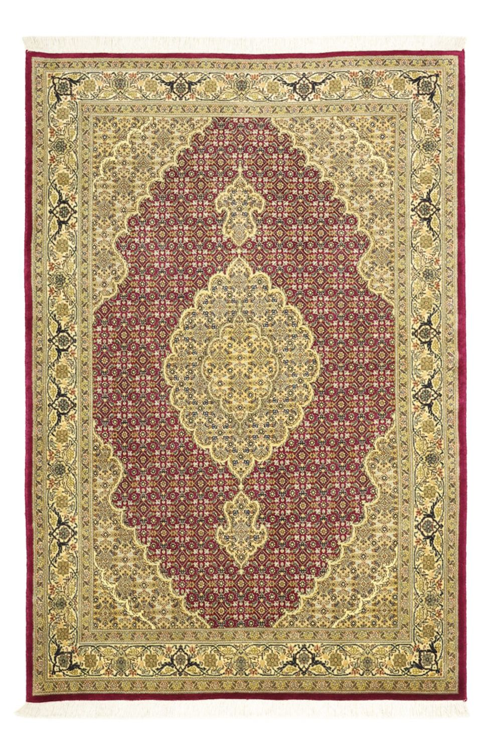 Perzisch tapijt - Tabriz - Royal - 149 x 99 cm - rood