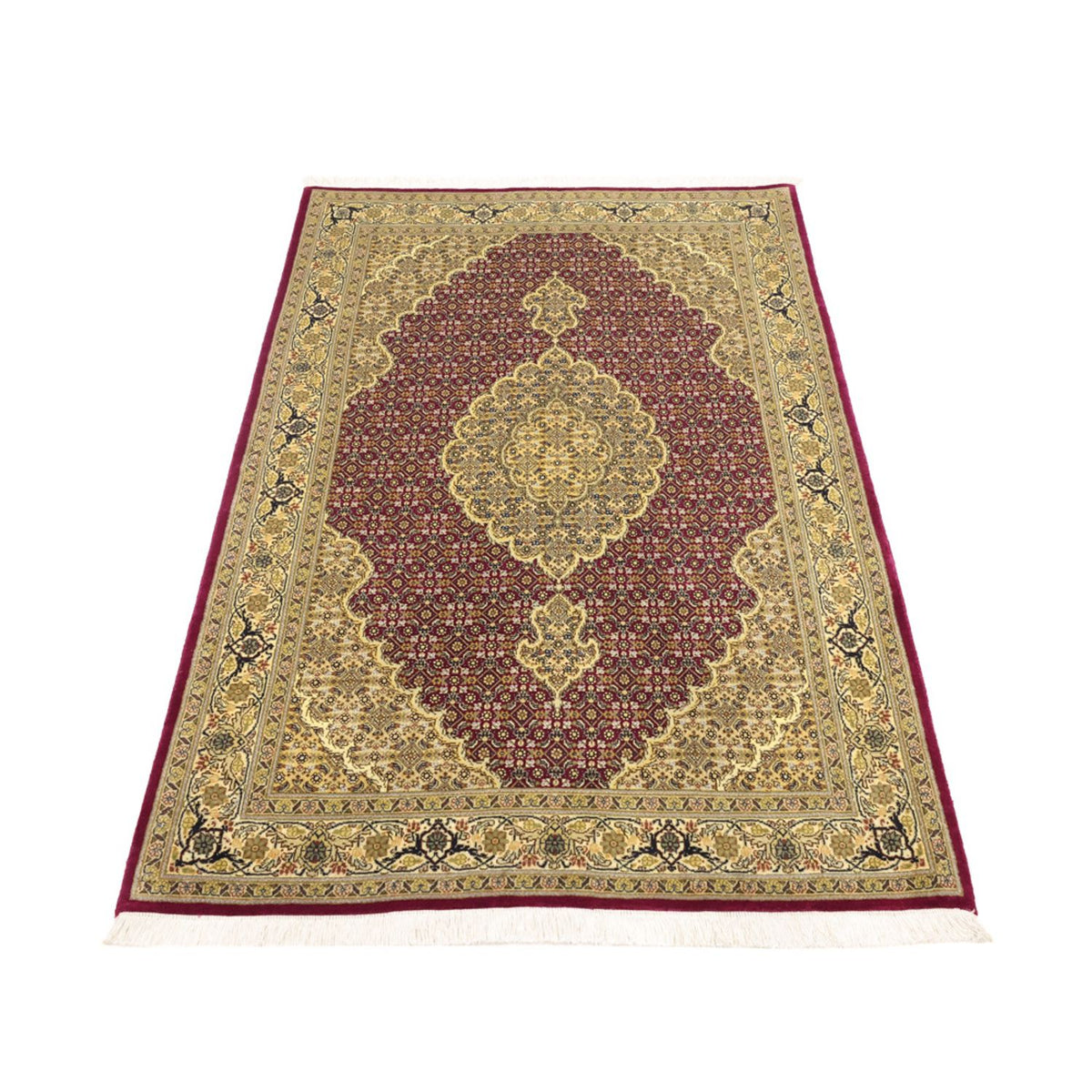Perzisch tapijt - Tabriz - Royal - 149 x 99 cm - rood