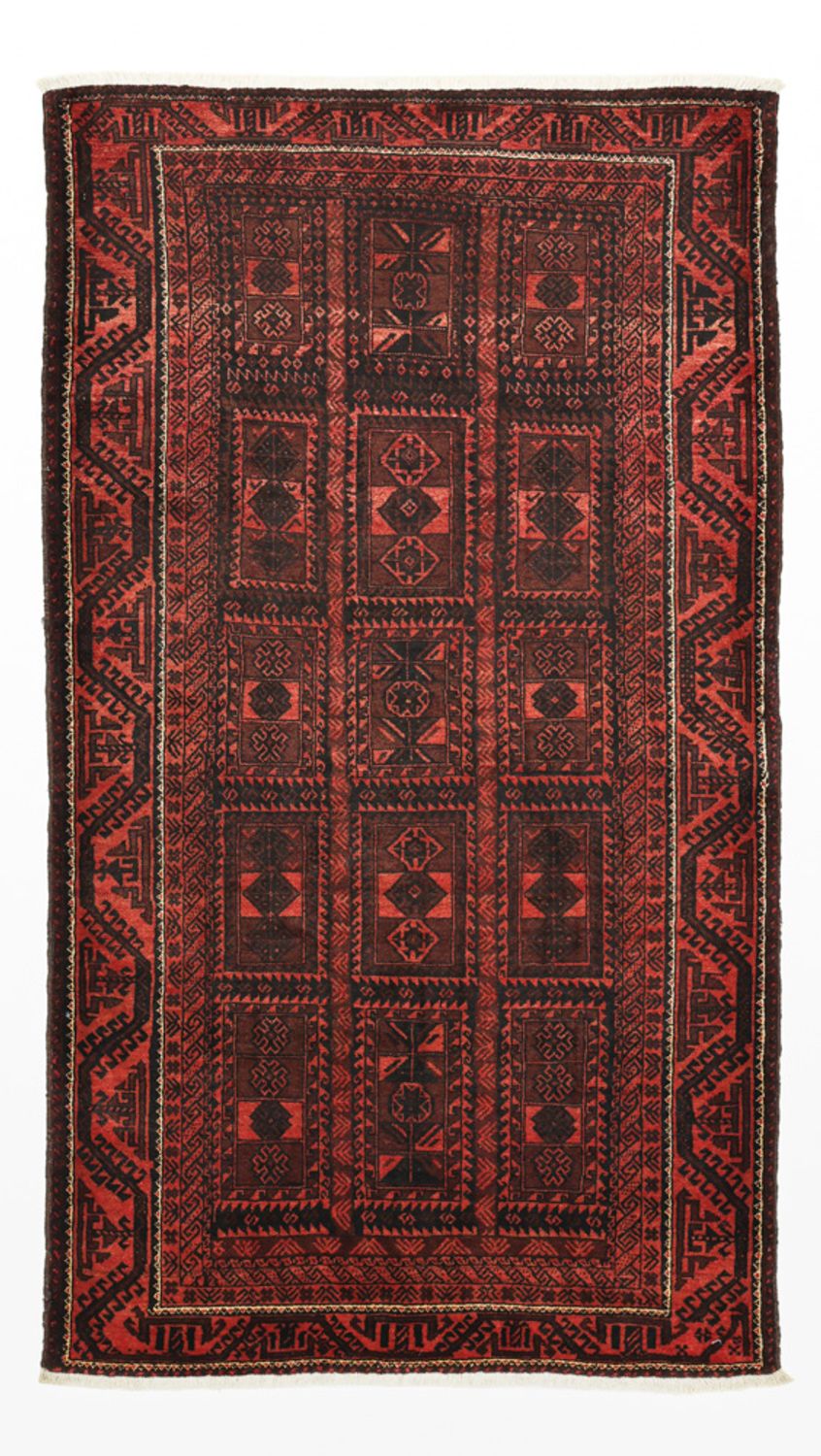 Baluch tapijt - 205 x 117 cm - donkerrood