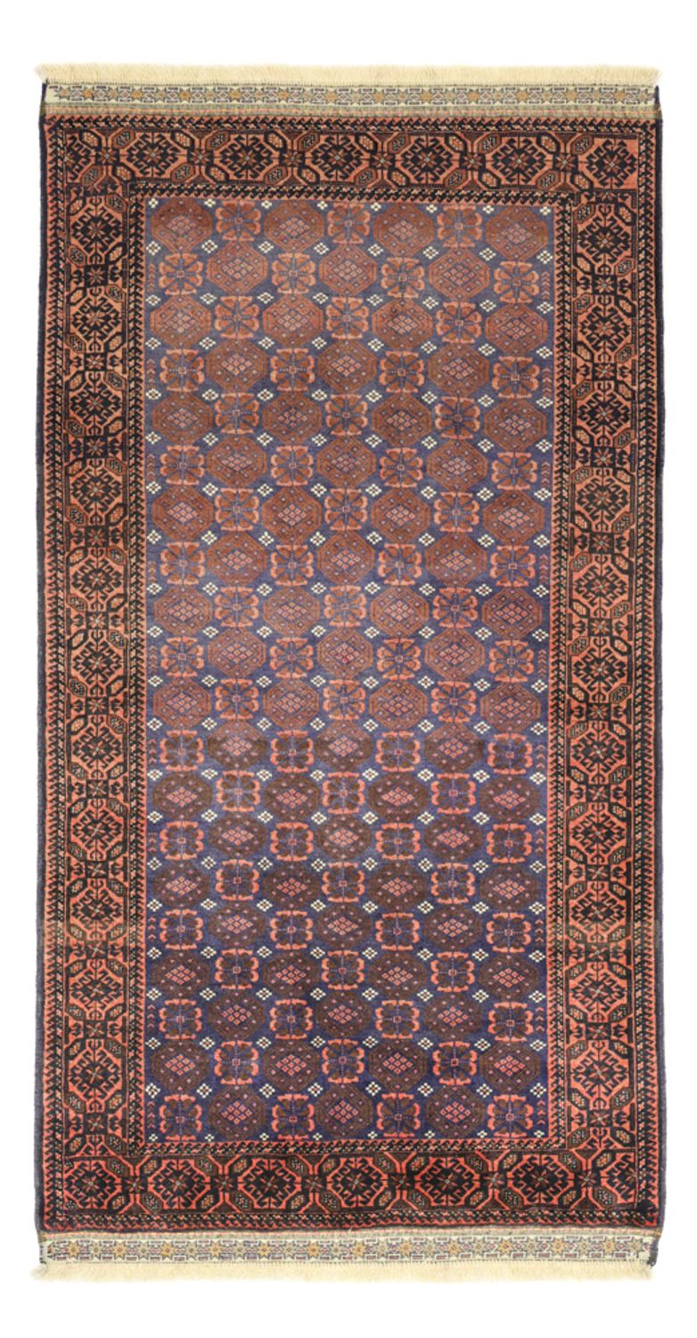 Loper Baluch tapijt - 185 x 100 cm - donkerblauw