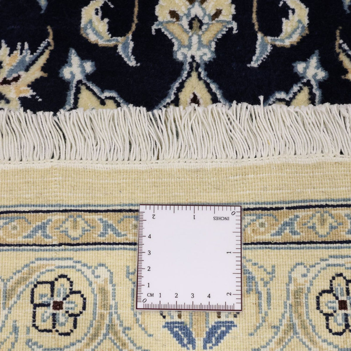 Perzisch tapijt - Nain - Koninklijk - 152 x 87 cm - donkerblauw