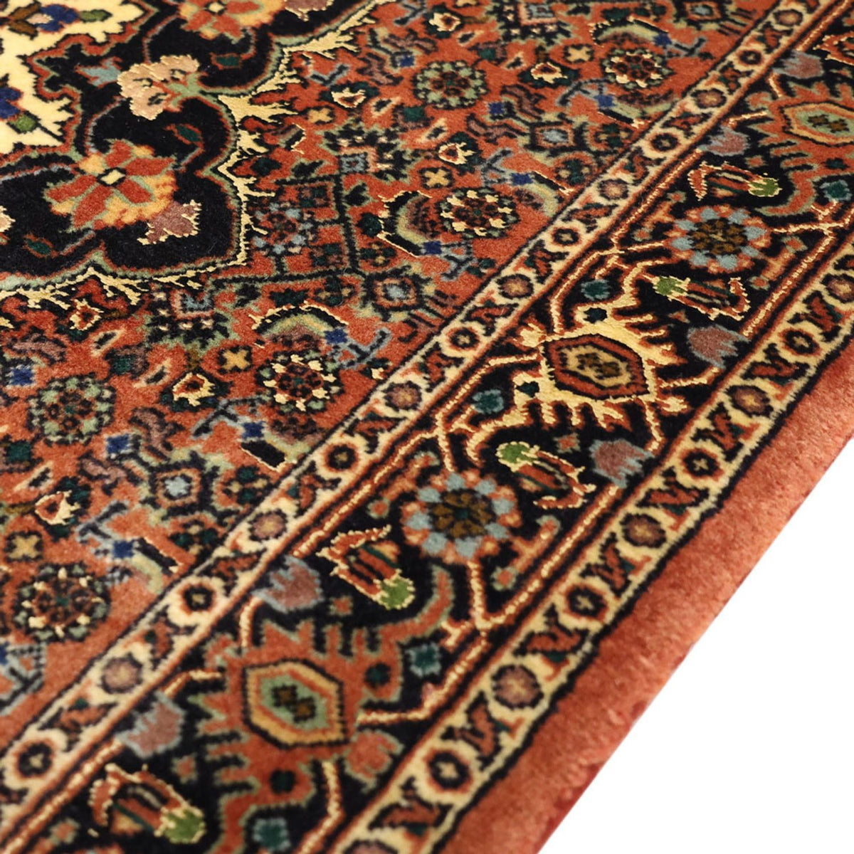 Perzisch tapijt - Bijar - 136 x 70 cm - donker beige