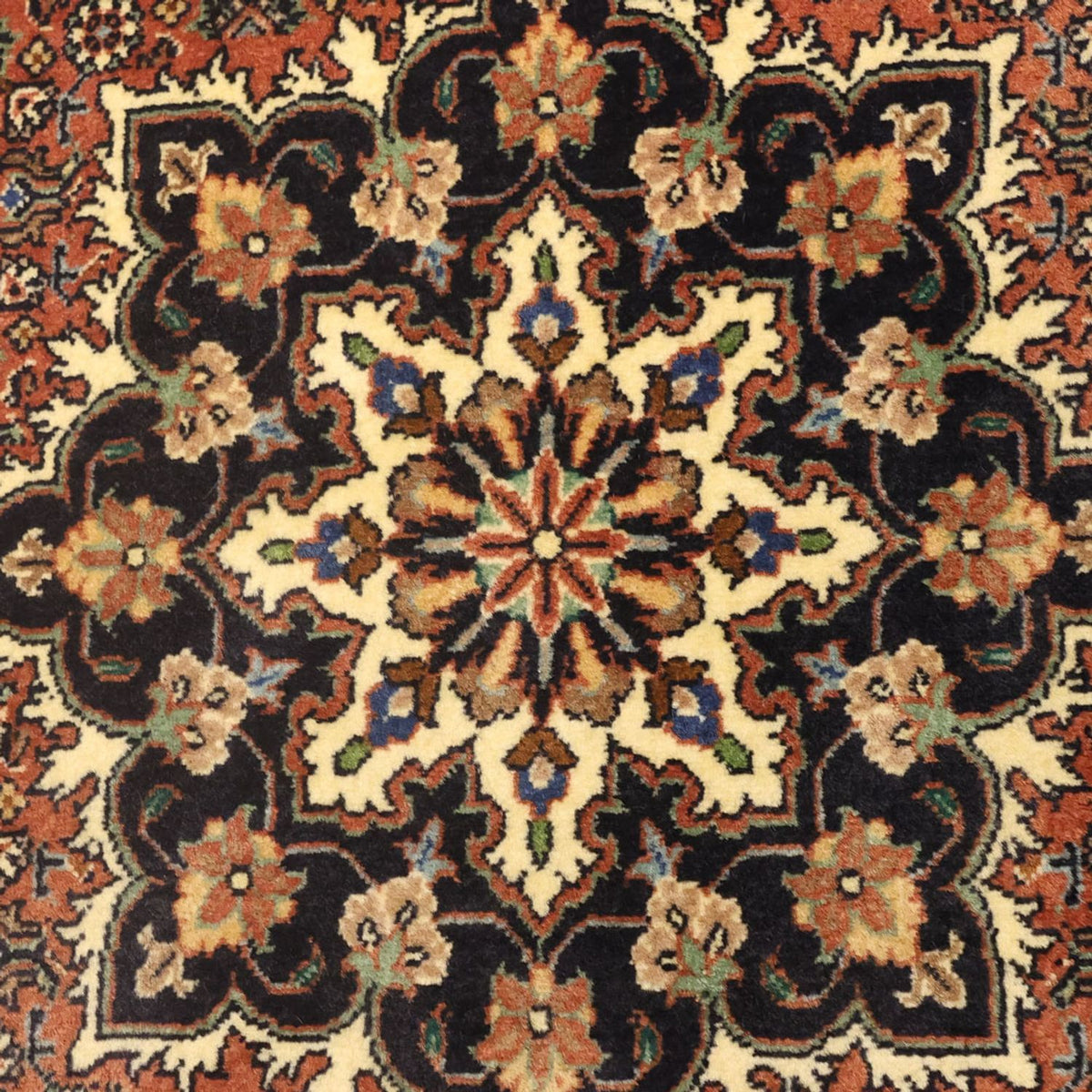 Perzisch tapijt - Bijar - 140 x 69 cm - donker beige