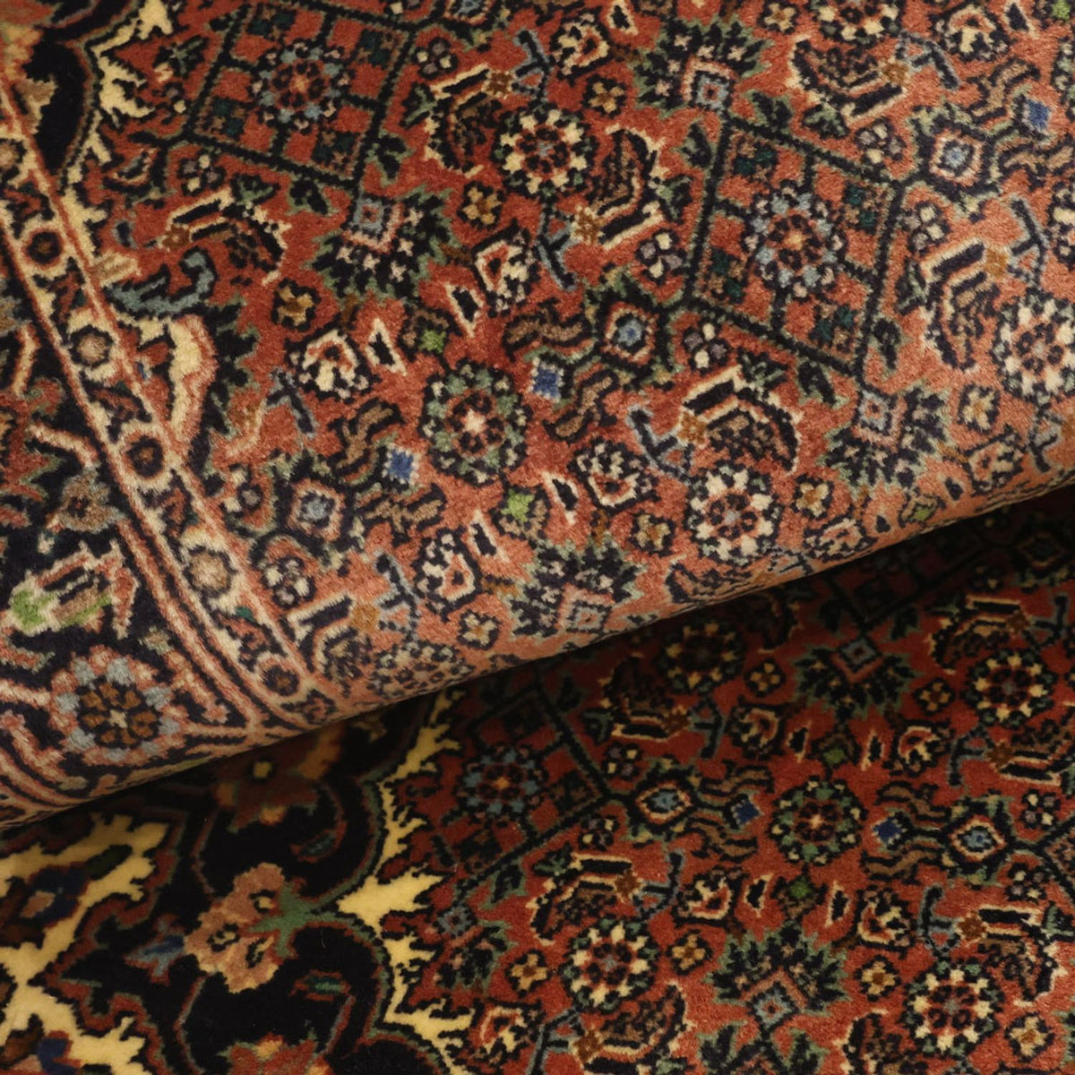 Perzisch tapijt - Bijar - 140 x 69 cm - donker beige