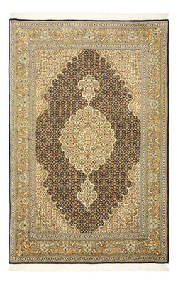 Perzisch tapijt - Tabriz - Royal - 154 x 102 cm - donker beige