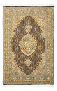 Perzisch tapijt - Tabriz - Royal - 154 x 102 cm - donker beige