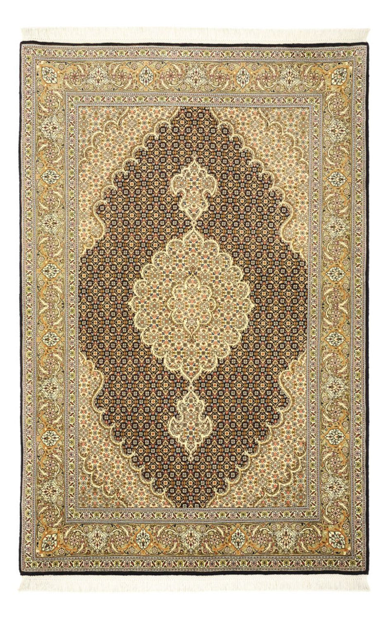 Perzisch tapijt - Tabriz - Royal - 154 x 102 cm - donker beige