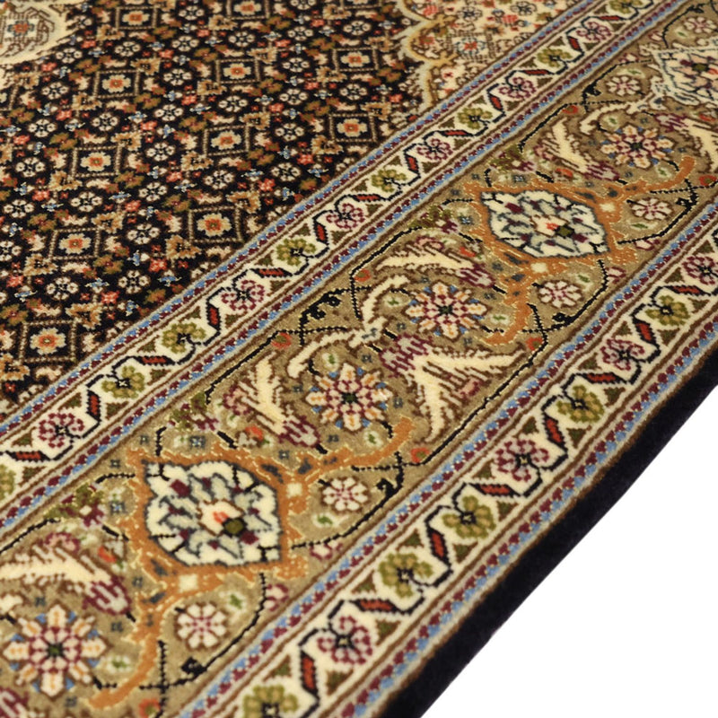 Perzisch tapijt - Tabriz - Royal - 154 x 102 cm - donker beige