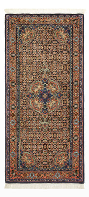 Perzisch tapijt - Bijar - 147 x 69 cm - donker beige